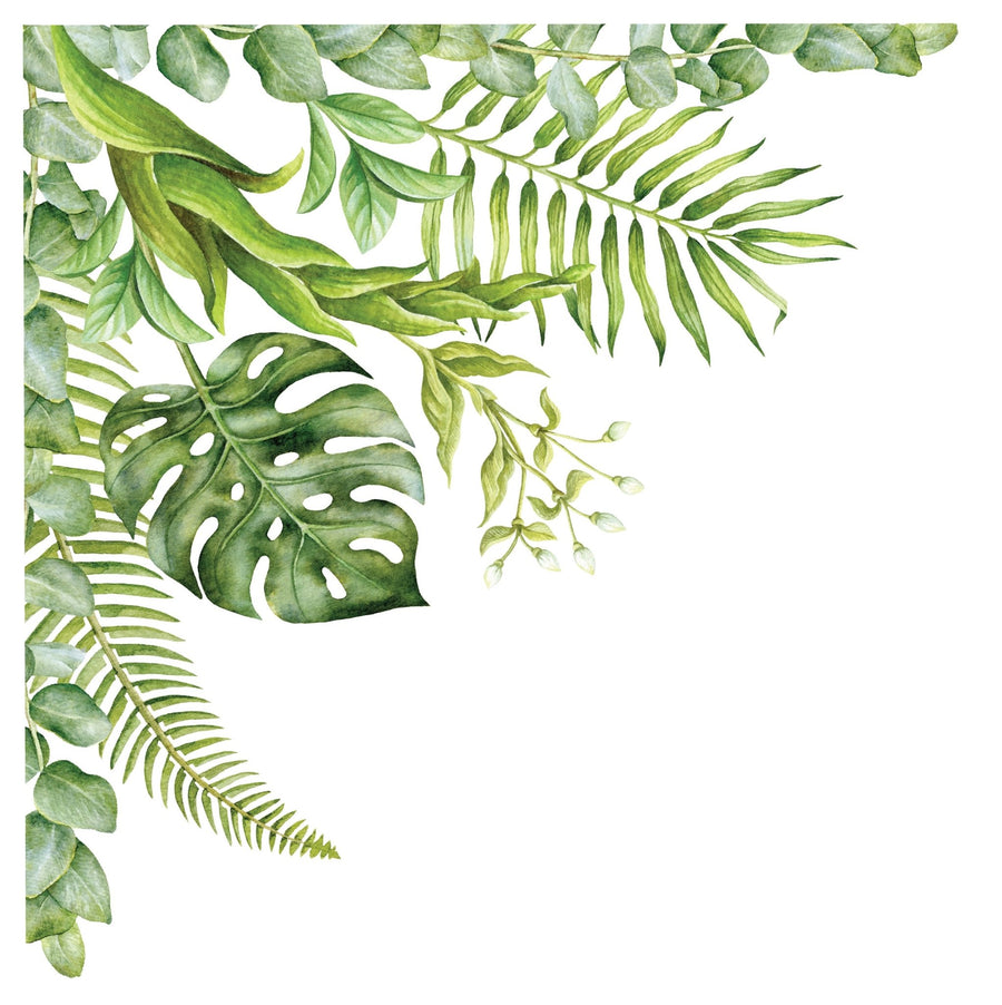 Greenery Garden Corner Wall Decal - Ginger Monkey