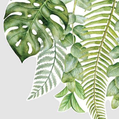 Greenery Garden Corner Wall Decal - Ginger Monkey