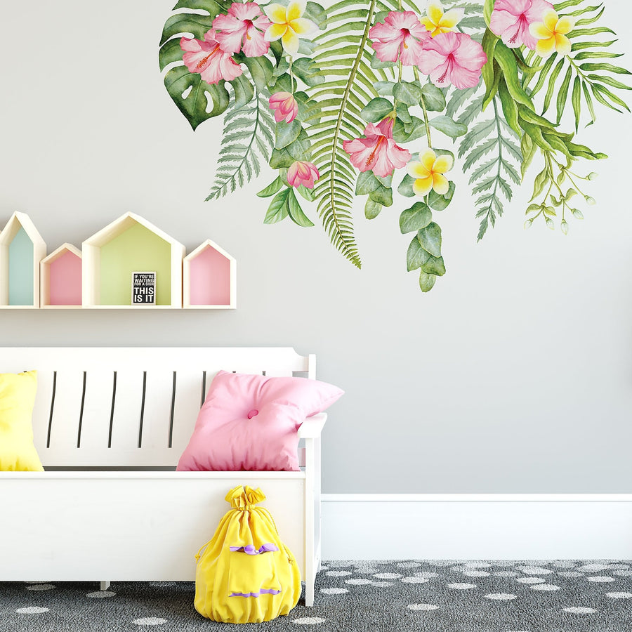 Individual Tropical Flowers for Greenery Wall Decal - Ginger Monkey