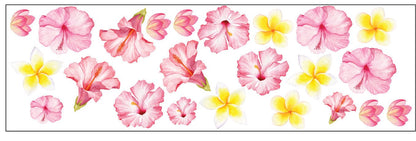 Individual Tropical Flowers for Greenery Wall Decal - Ginger Monkey