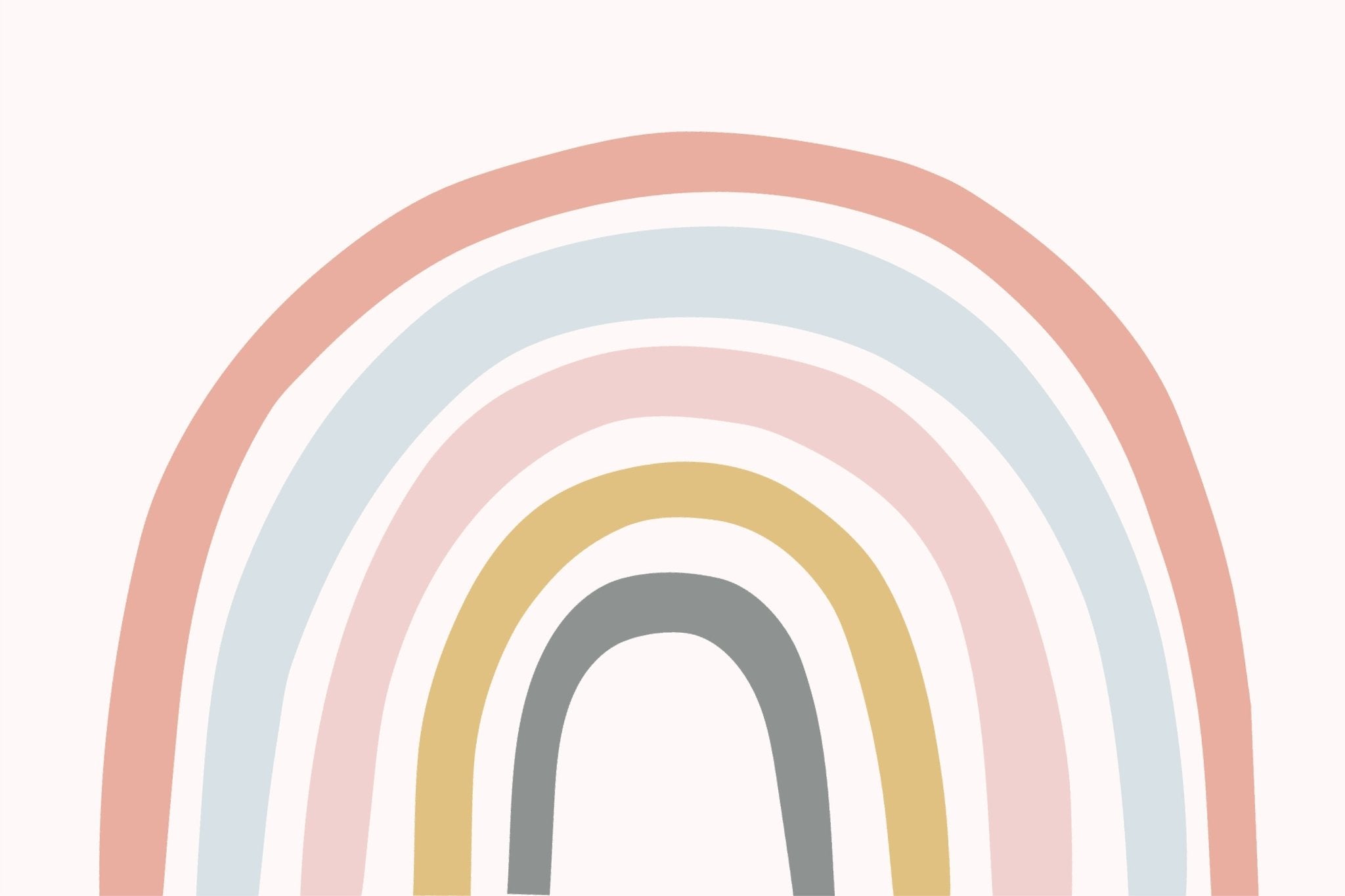 Large Rainbow Wallpaper – Ginger Monkey