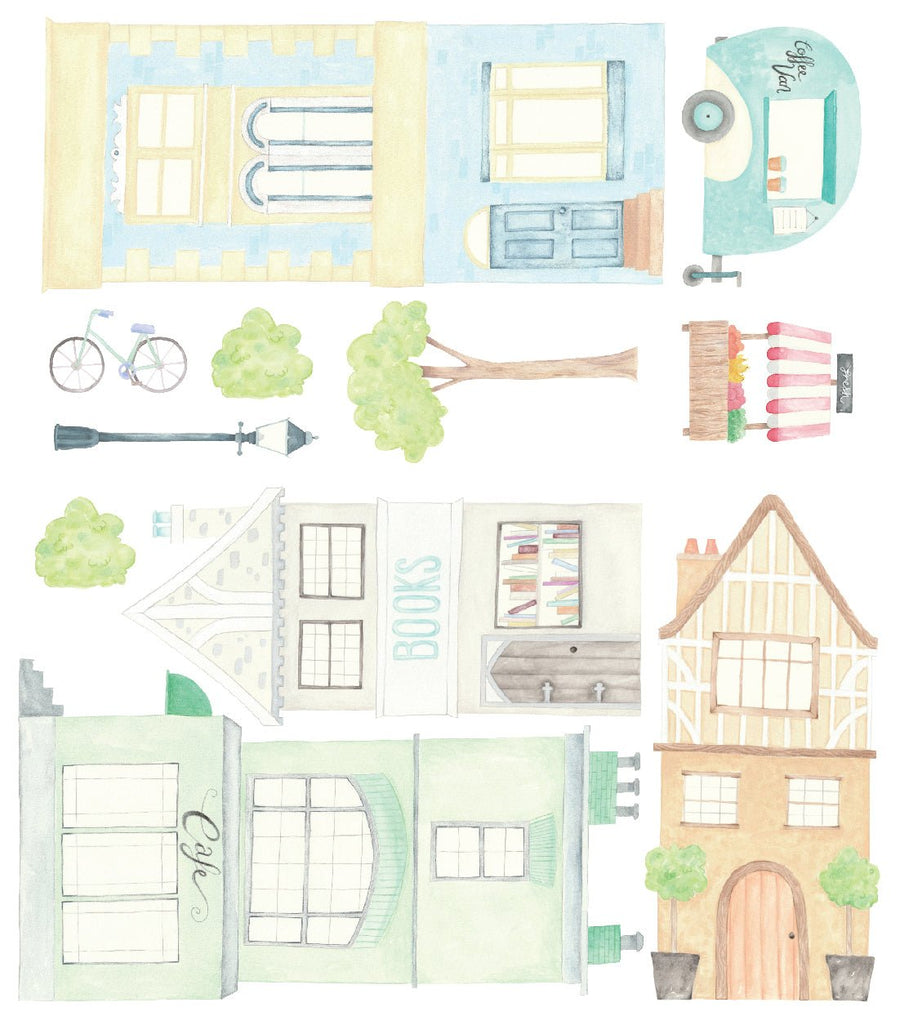 Little Town Decal Set - Ginger Monkey