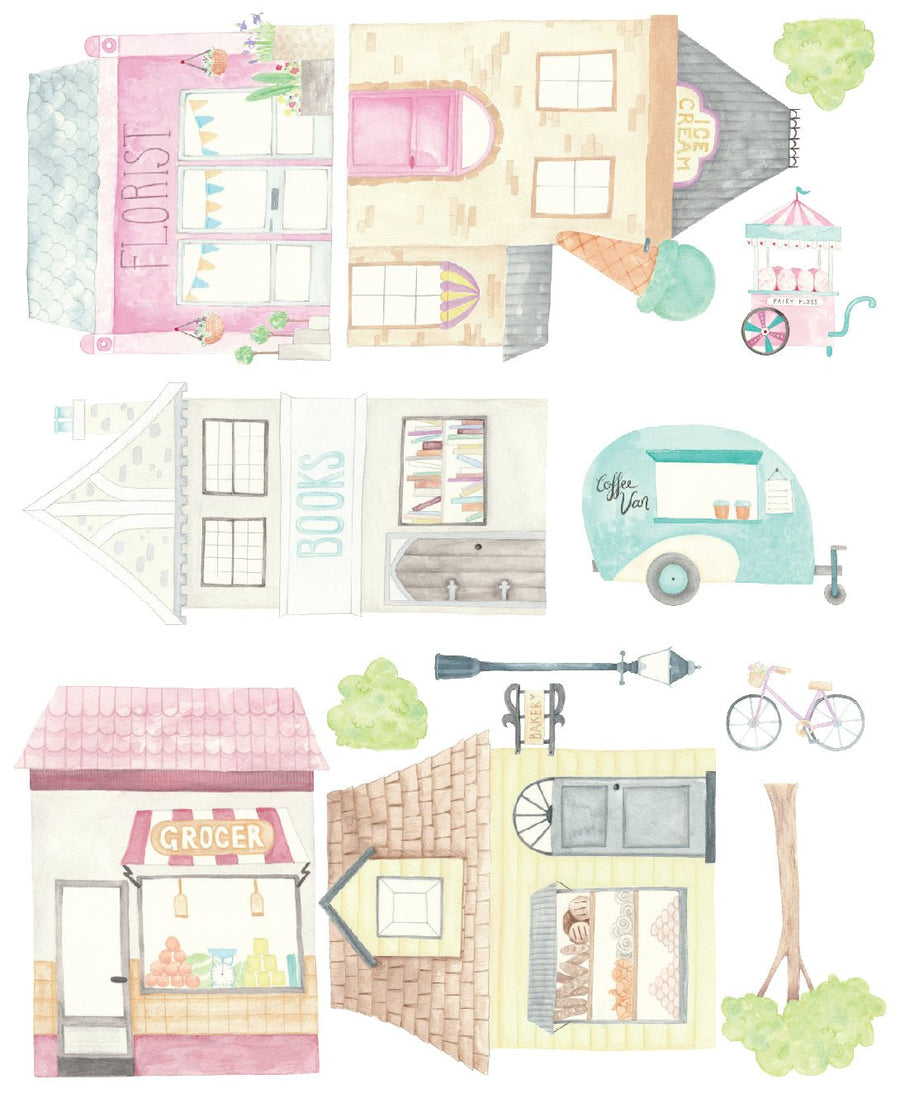 Little Town Decal Set - Ginger Monkey