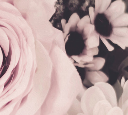Muted Pink Floral Wallpaper - Ginger Monkey