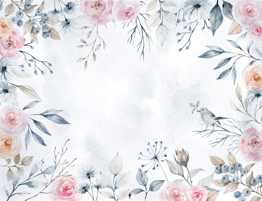 Mystical Winter Garden Wallpaper - Ginger Monkey