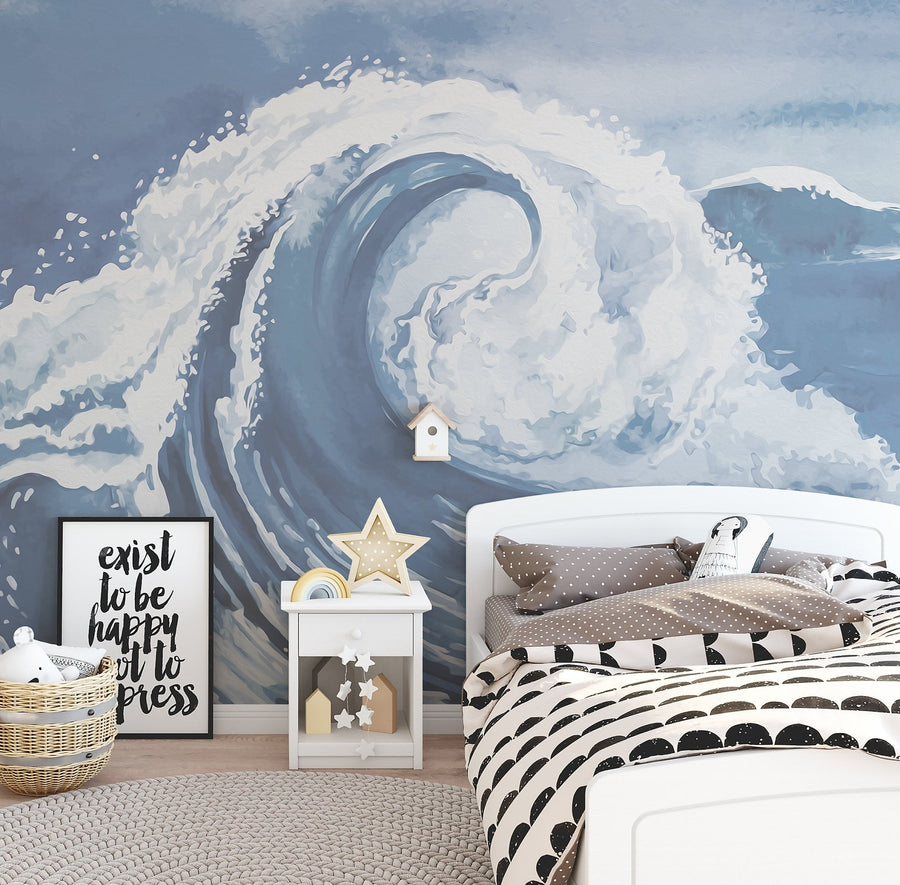 Ocean Wave Wallpaper - Ginger Monkey