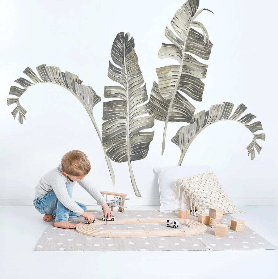 Palm Leaf Wall Decals - Ginger Monkey