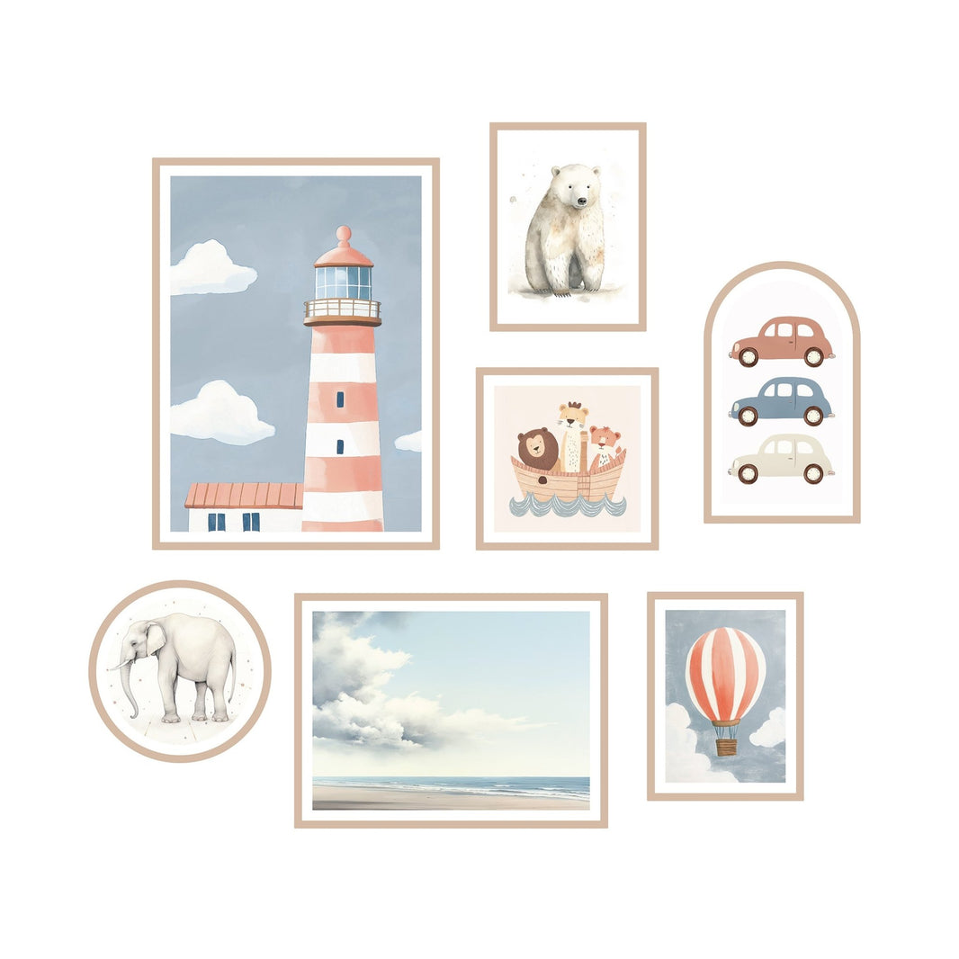 Picture Gallery Wall Decals – Ginger Monkey