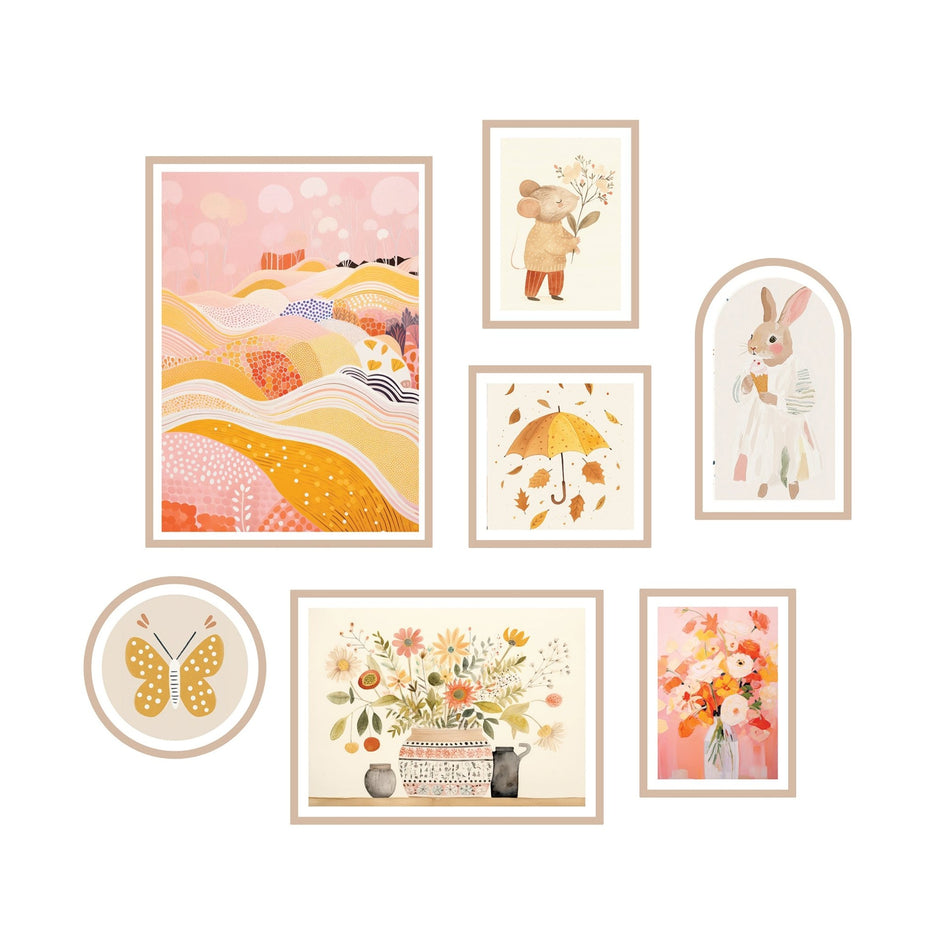 Picture Gallery Wall Decals – Ginger Monkey
