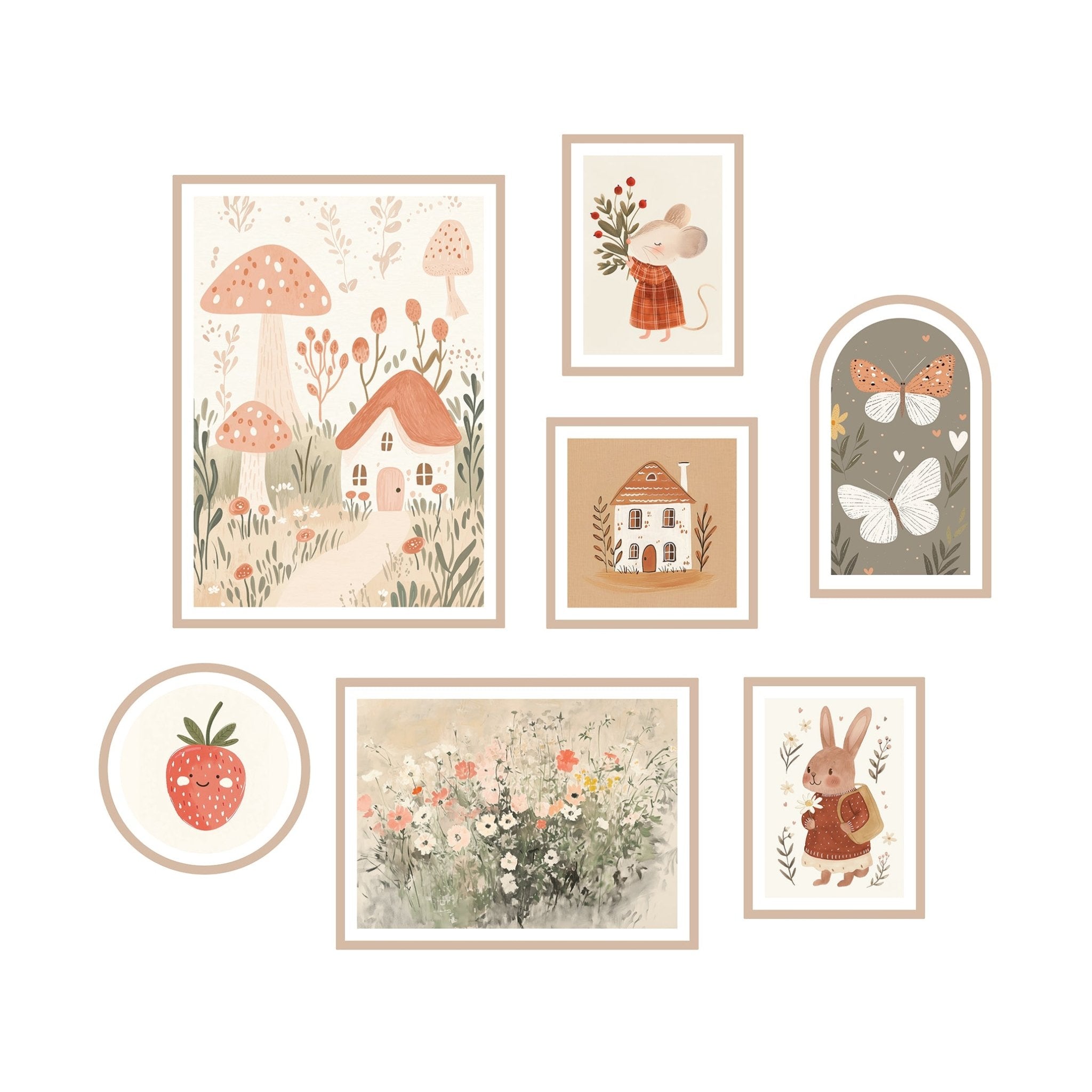 Picture Gallery Wall Decals – Ginger Monkey