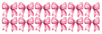 Pink Bow Wall Decal Set