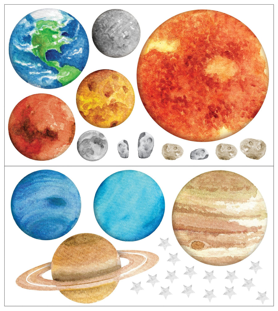 Planets Wall Decal Set - Ginger Monkey