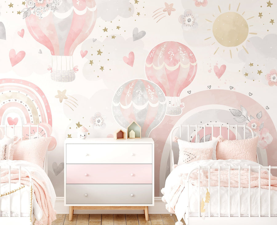 Rainbow Dreams Wallpaper - Ginger Monkey