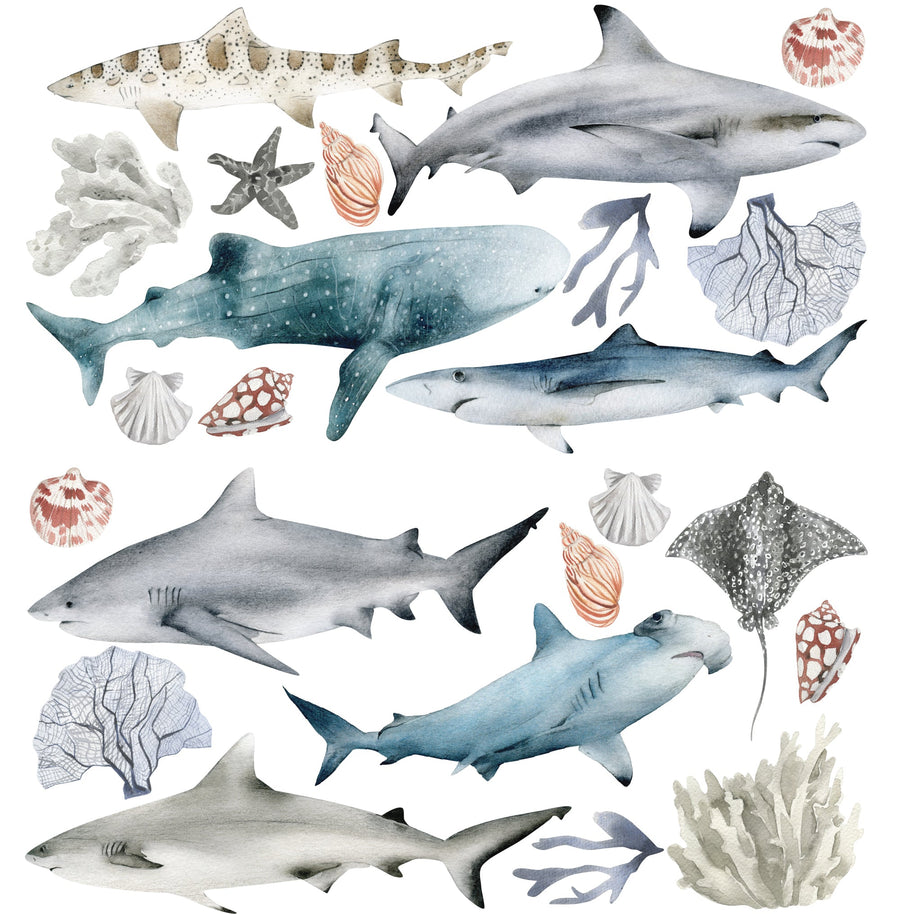 Shark Decal Set - Ginger Monkey