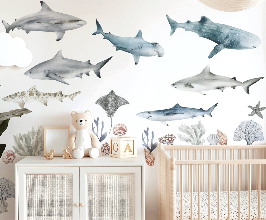 Shark Decal Set - Ginger Monkey