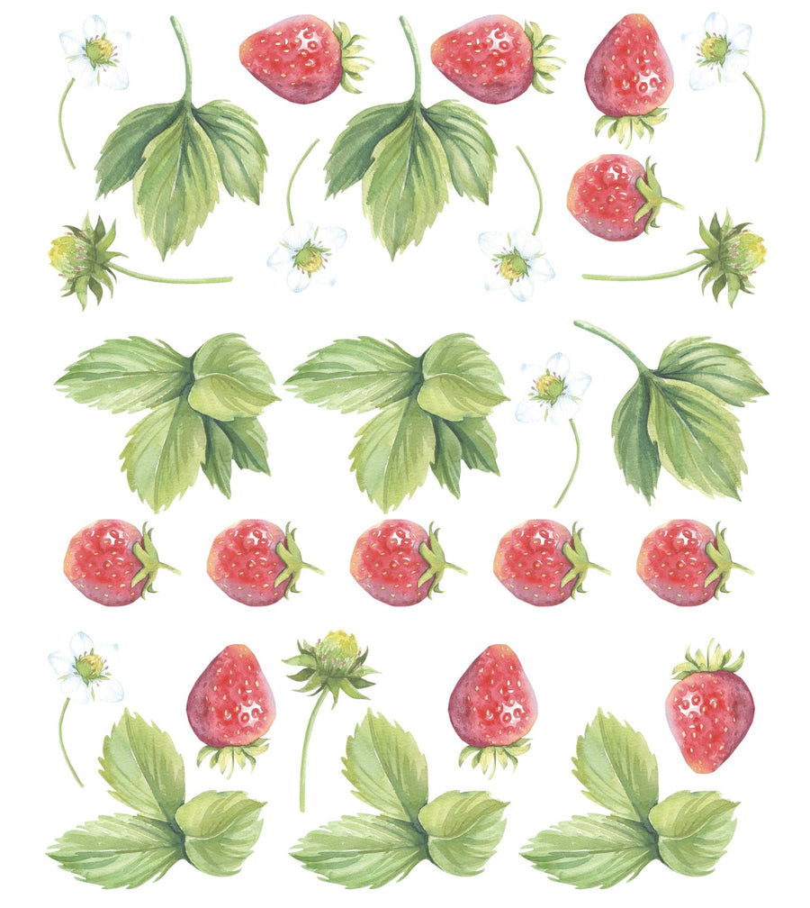 Strawberry Wall Decals - Ginger Monkey