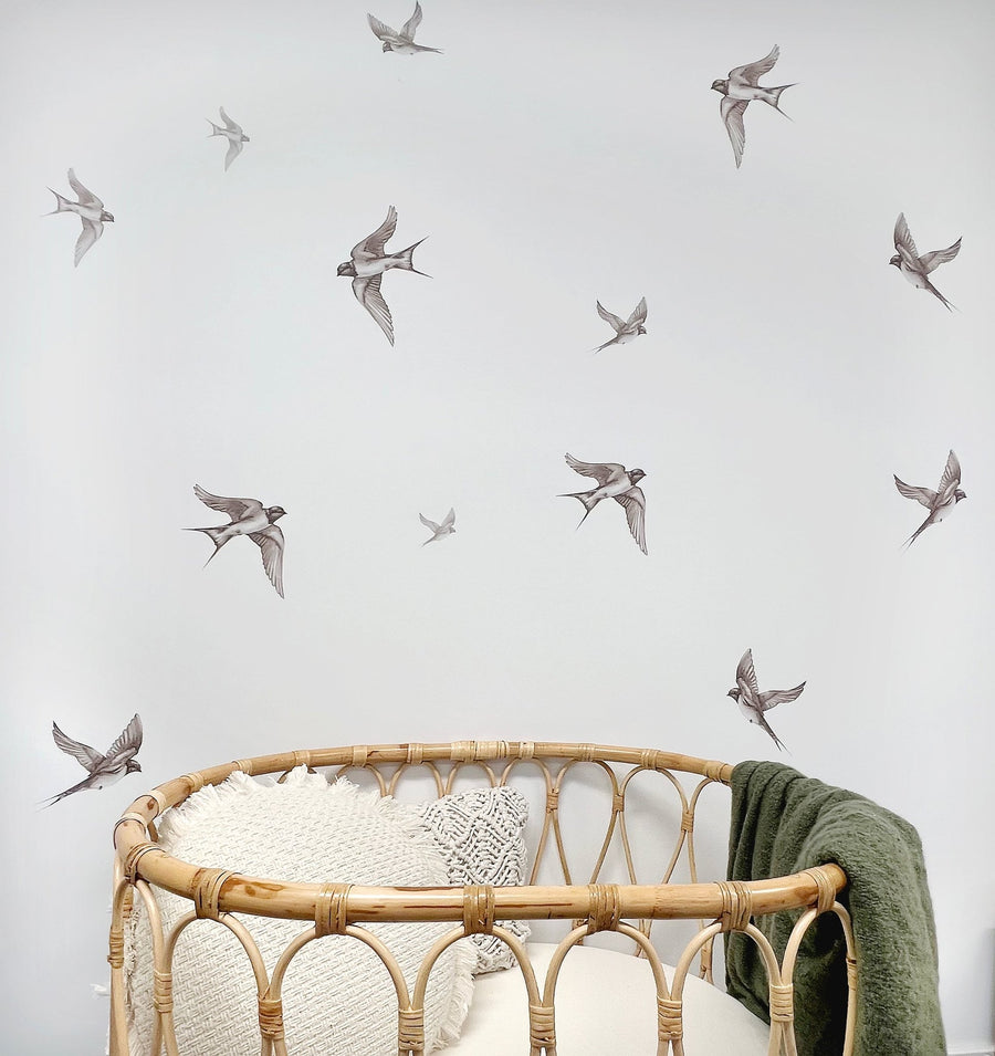 Swallow Wall Decal Set - Ginger Monkey