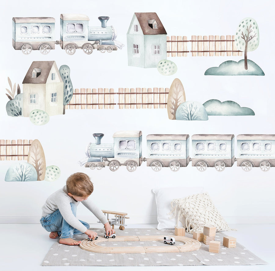 Train Decal Set - Ginger Monkey