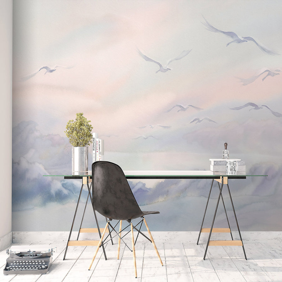 Tranquil Lake Wallpaper Mural - Ginger Monkey