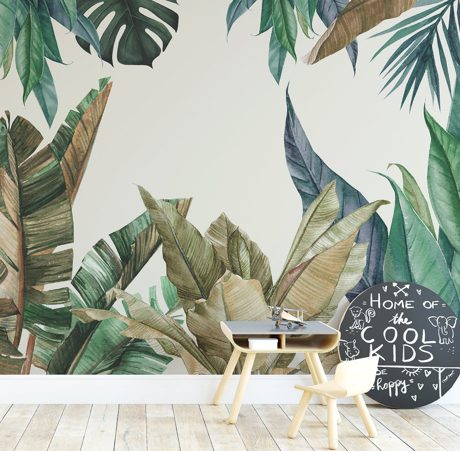 Tropical Rainforest Wallpaper - Ginger Monkey