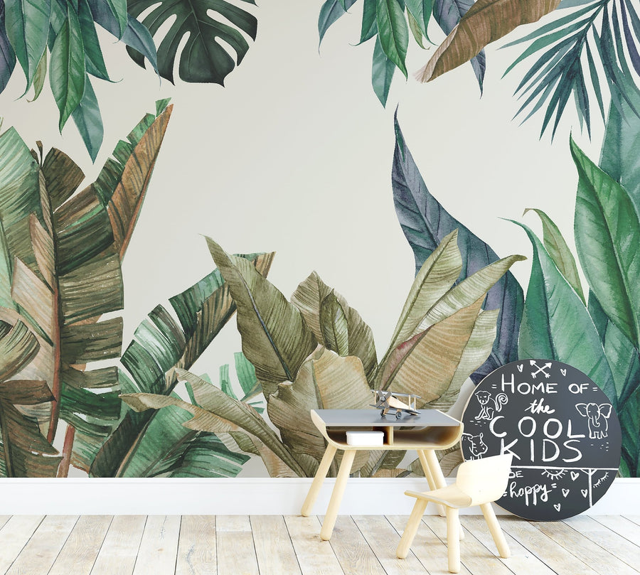 Tropical Rainforest Wallpaper - Ginger Monkey