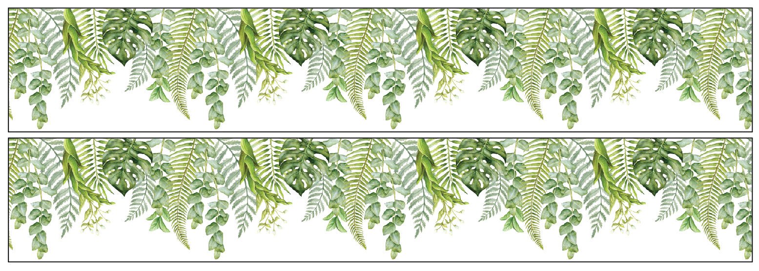 WALL BORDER - Greenery - Ginger Monkey