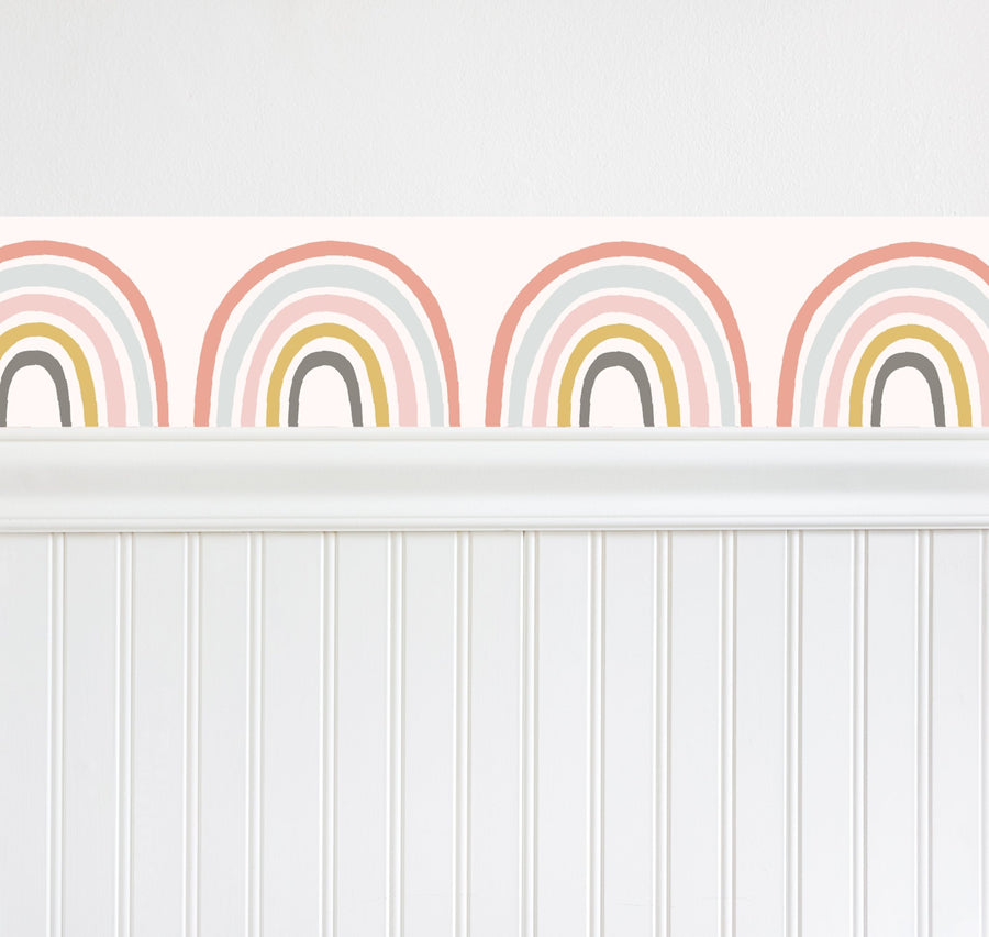 WALL BORDER - Rainbows - Ginger Monkey