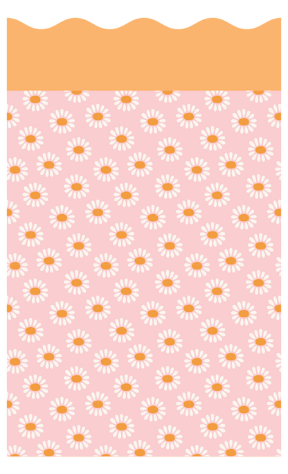 Wavy Wallpaper Panel - Daisy - Ginger Monkey