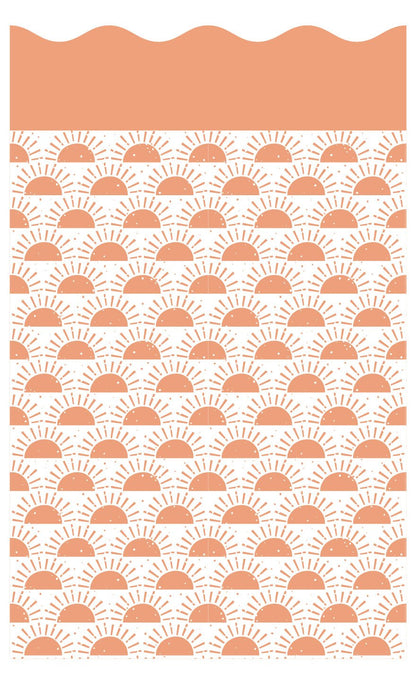 Wavy Wallpaper Panel - Sunset - Ginger Monkey