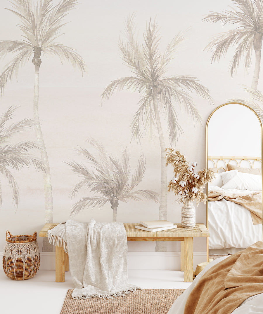 Bohemian Palms Wallpaper - Ginger Monkey 