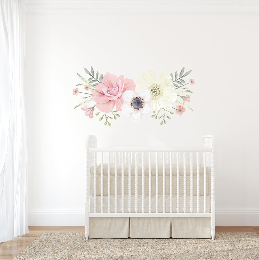 Boho Floral Wall Decal - Ginger Monkey 