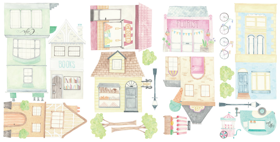 Little Town Decal Set - Ginger Monkey 