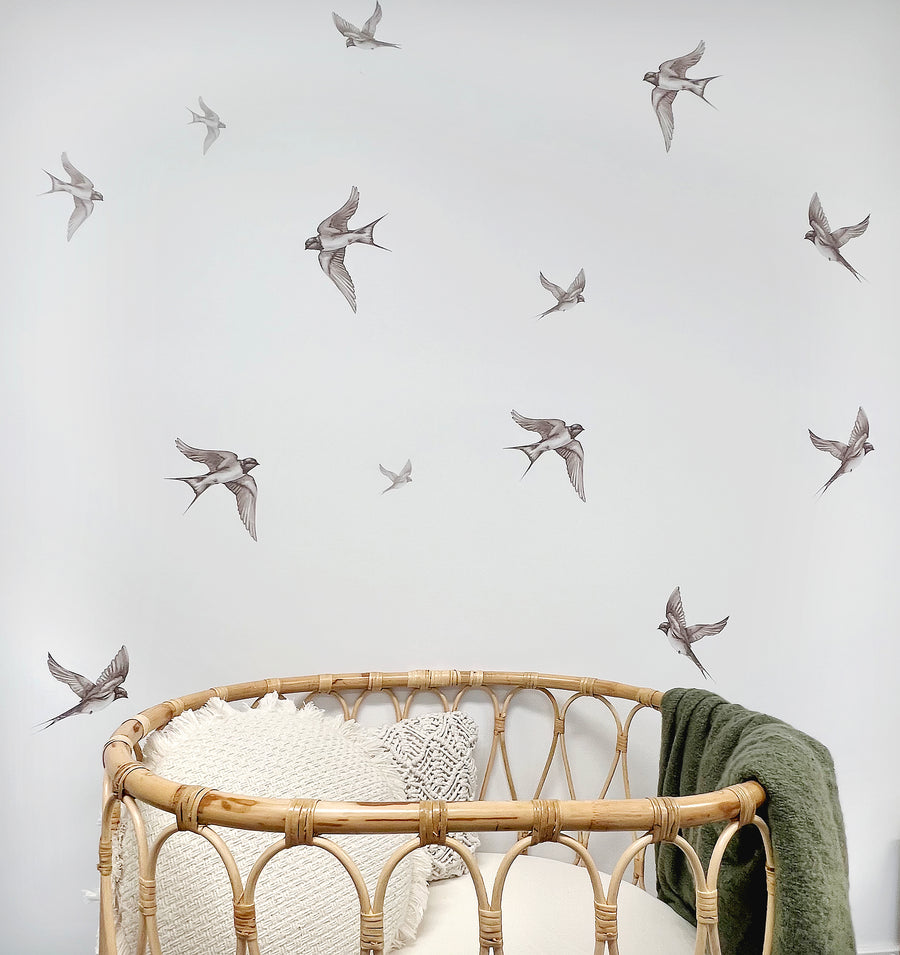 Swallow Wall Decal Set