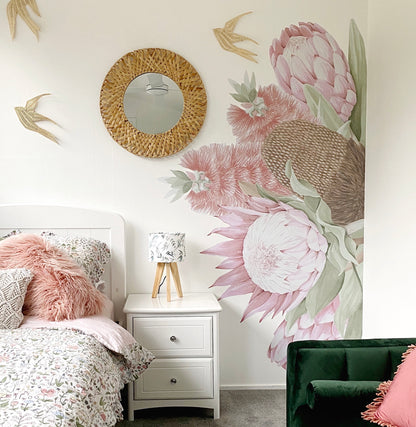 Protea, Bottlebrush & Banksia Wall Mural