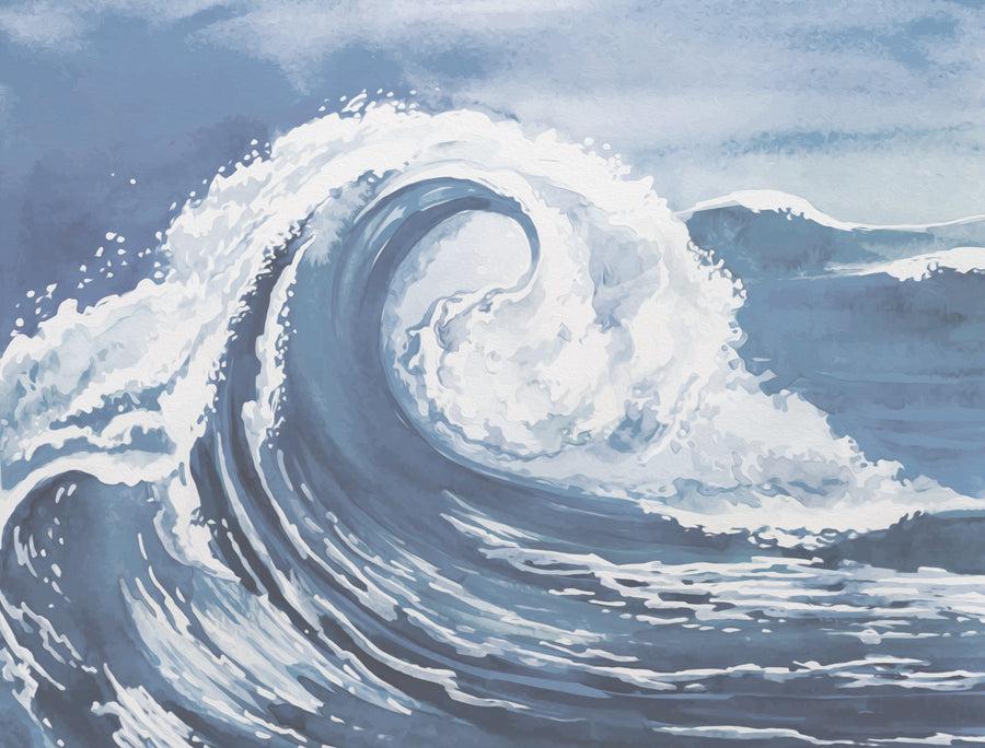 wave wallpaper | Scenery wallpaper, Anime scenery wallpaper, Waves wallpaper